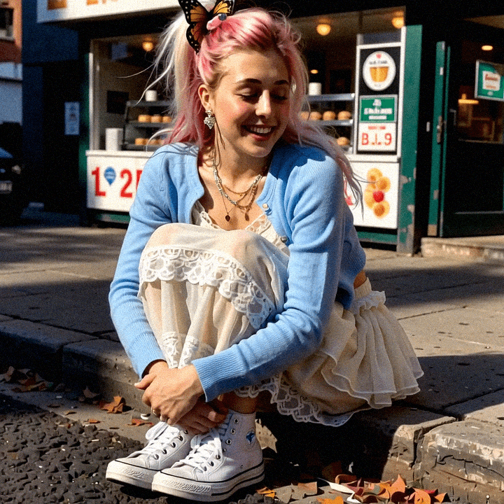 Emma-Jane MacKinnon-Lee outside the Ballina bakery